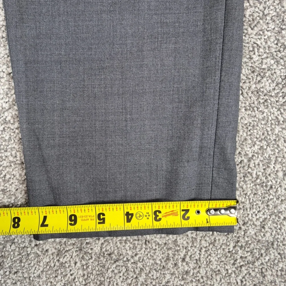 J. Hilburn‎ Dress Pants Mens 33x29.5 Gray Vitale Barberis Canonico Wool